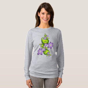 Camiseta O Lilac floral da fantasia floresce o Fractal