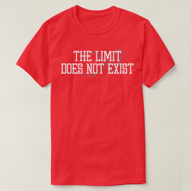Camiseta O Limite Não Existe (Frente do Design)