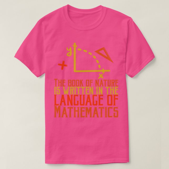 Camiseta O Livro da Natureza está escrito na língua do meu (Frente do Design)