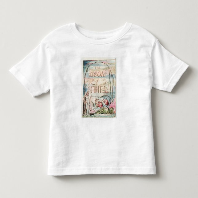 Camiseta O livro de Thel; Frontispício, 1789 (Frente)