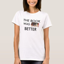 Camiseta O livro era melhor