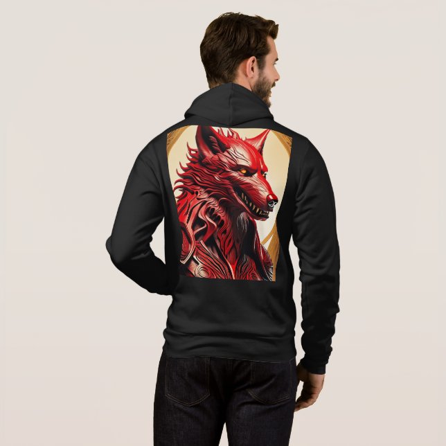 Camiseta O lobisomem é um antigo guardião (Parte Traseira Completa)