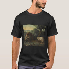 Camiseta O Lobo e o Lamb (por Jean-Baptiste Oudry)
