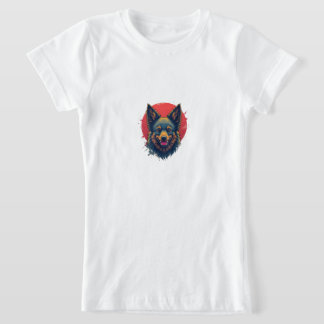Camiseta "O Lobo Majestoso: Guardião da Selvagem"