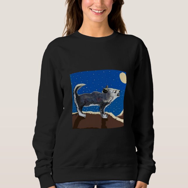 Camiseta O Lobo Uivando 🐺  (Frente)