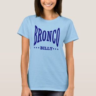 Camiseta O logotipo azul da mulher