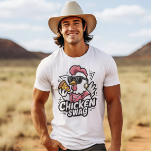 Camiseta O logotipo Cluckin Legal Chicken Swag