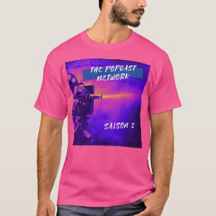 Camiseta O logotipo da Estação 2 da Rede Popcast