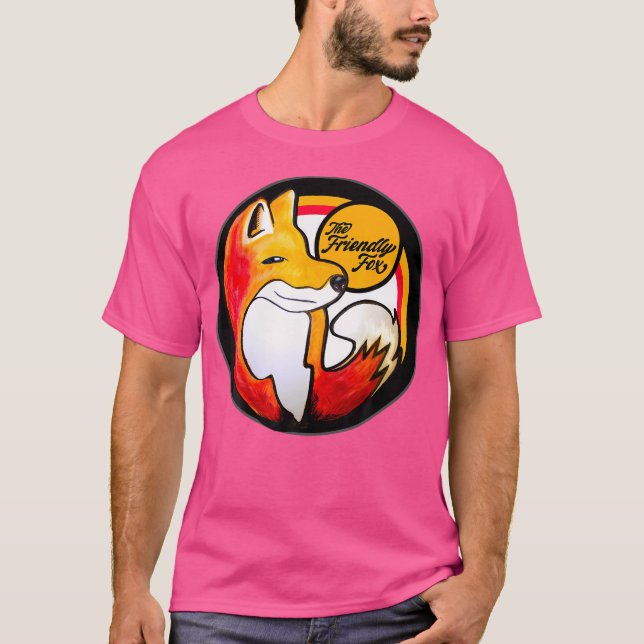 Camiseta O logótipo da Fox Amigável (Frente)