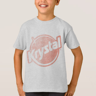 Camiseta O logotipo de Krystal desvaneceu-se