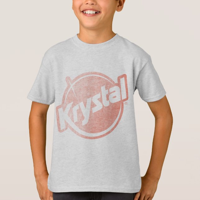 Camiseta O logotipo de Krystal desvaneceu-se (Frente)