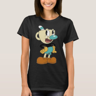 Camiseta O Logotipo de Texto da Cuphead Show 