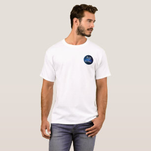 Camiseta O Logotipo do Círculo Colorido Abstrato do Vibe St