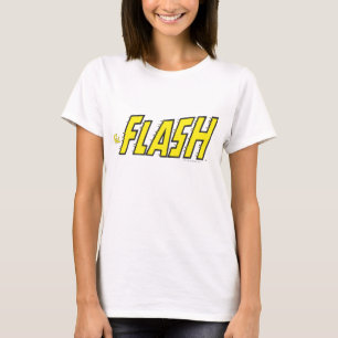 Camiseta O logotipo Flash é amarelo