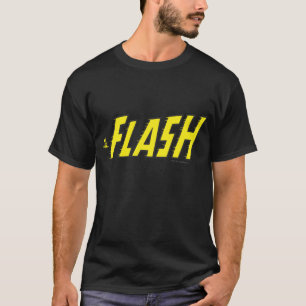 Camiseta O logotipo Flash é amarelo