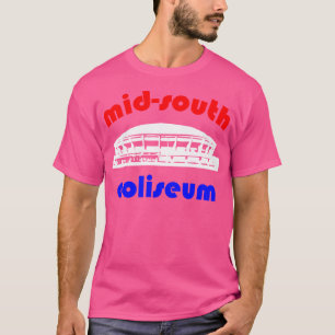 Camiseta O logotipo Médio-Coliseu-Sul Vermelho-Branco-Azul