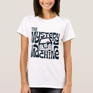 Camiseta O logotipo retro da máquina do mistério