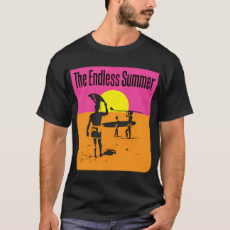 Camiseta O Logotipo Sem Fim Do Surf Summer 60S