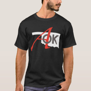 Camiseta O logotipo variável do estilo/cor AOK com "mantem