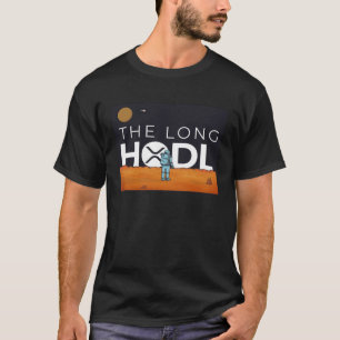 Camiseta O Long Hodl, XRP Para A Lua Item Crypto Urso SE