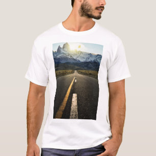 Camiseta O longo caminho à montanha de Fitzroy - Ruta 40