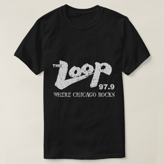 Camiseta O Loop 979 onde chicago rocha (Frente do Design)