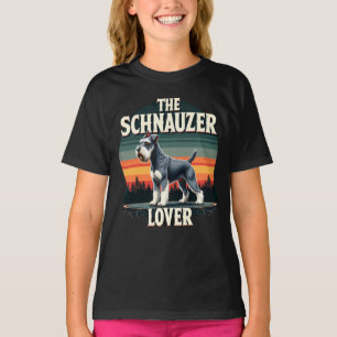 Camiseta O Lover Schnauzer - Design De Cachorro Retroativo