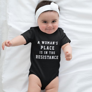Camiseta O lugar de uma mulher está na resistência