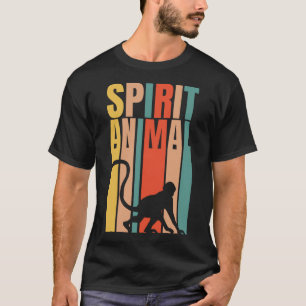Camiseta O Macaco É O Meu Retro De Animais Espirituosos