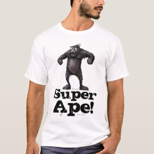 Camiseta O macaco feito sob encomenda dos homens engraçado