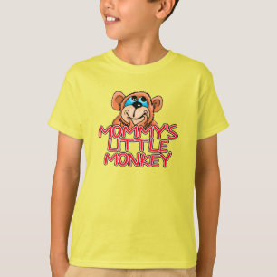 Camiseta O macaco pequeno da mamã