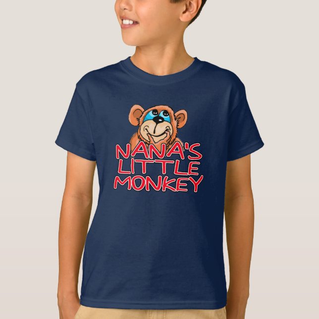 Camiseta O macaco pequeno de Nana (Frente)