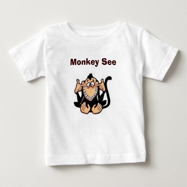 Camiseta O macaco vê (Frente)