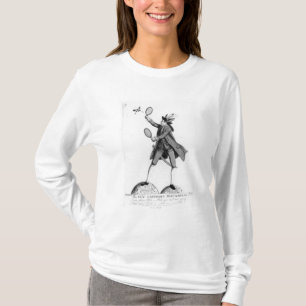 Camiseta O macarrão de travamento da mosca