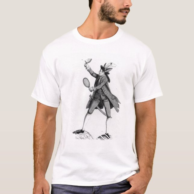 Camiseta O macarrão de travamento da mosca (Frente)