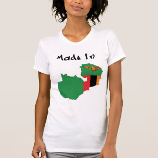 Camiseta O Made_In_Zambia das mulheres