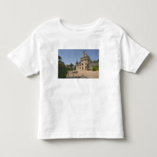 Camiseta O magnífico Chateau de Pressac e jardim