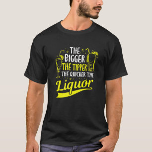 Camiseta O maior álcool do Bar do barman de bebidas