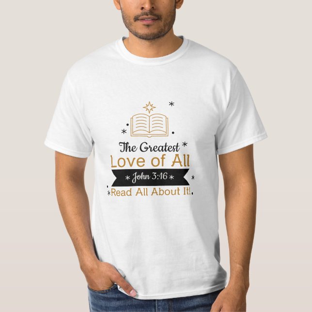 Camiseta O maior amor de todos (Frente)