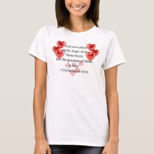 Camiseta ".. o maior deles apaixonado." cristão