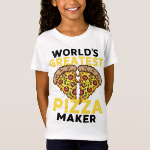 Camiseta O maior doador de pizza do mundo engraçado para ho