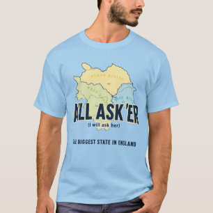 Camiseta O Maior Estado de Yorkshire