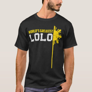Camiseta O maior exército do Vovô Lolo Filipino do Mundo