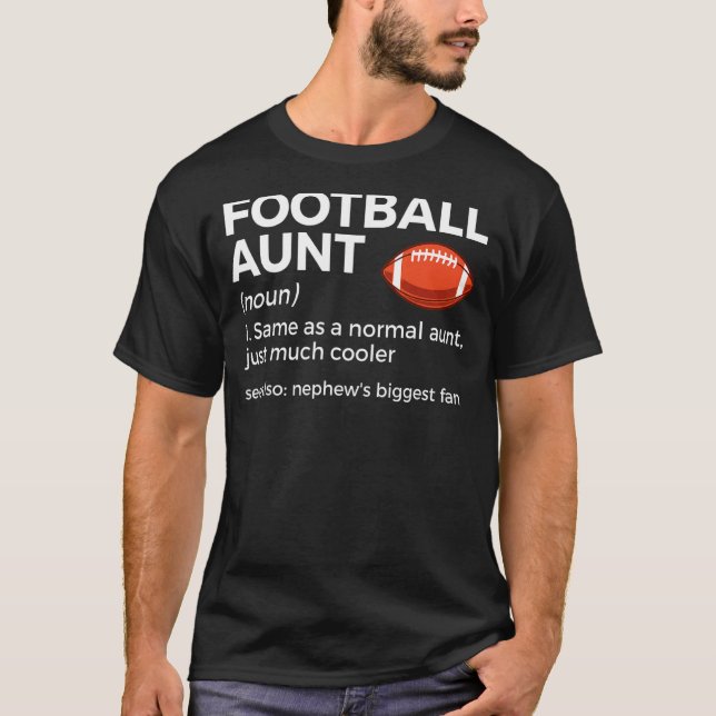 Camiseta O maior fã do sobrinho da Tia de Futebol (Frente)