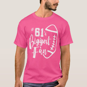 Camiseta O Maior Jogador De Futebol Fã Do Número 61, Mãe, P