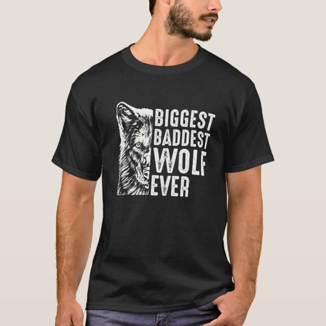 Camiseta O maior lobo malvado do mundo jamais foi Hilário (Frente)