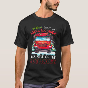 Camiseta O Maior Monte De Ônibus Escolar Conduz Este Lado D