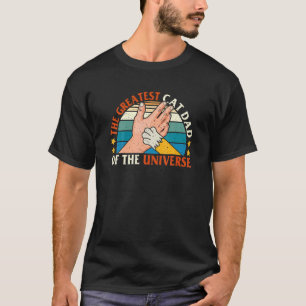 Camiseta O Maior Pai de Gato do Universo Vintage Gato Ee