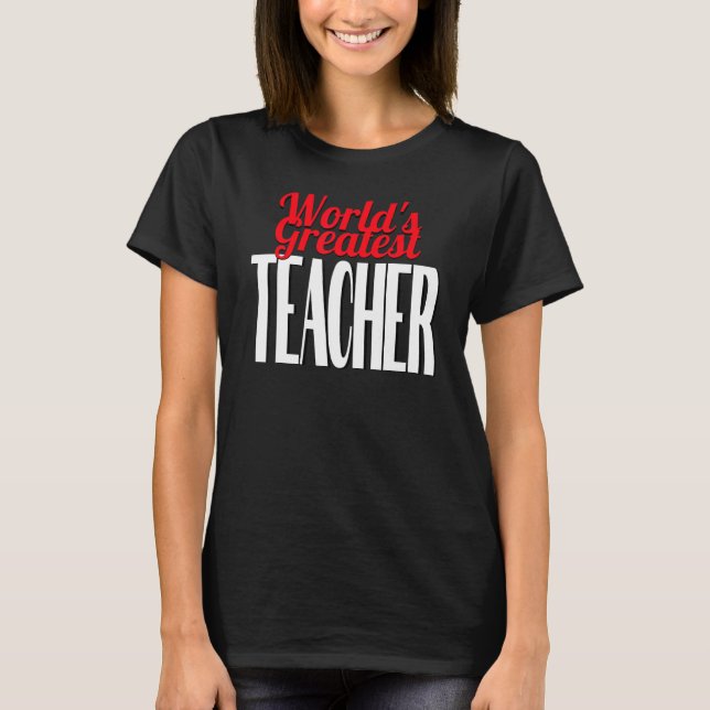 Camiseta O maior professor do mundo (Frente)