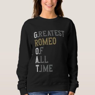 Camiseta O maior Romeu de todos os tempos da GOAT Romeo